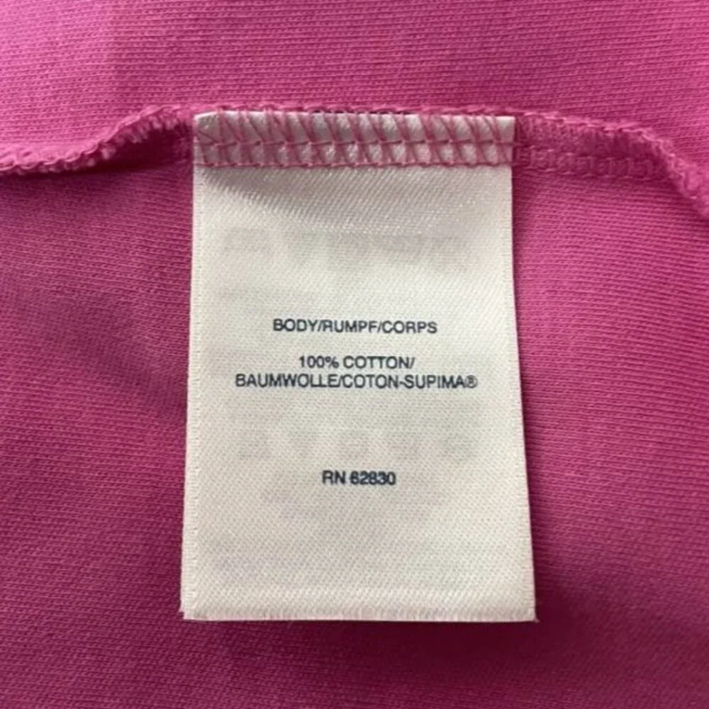 Lands’ End Pink Cotton Midi Dress Size 14 Cottagecore Minimalist Soft Girl